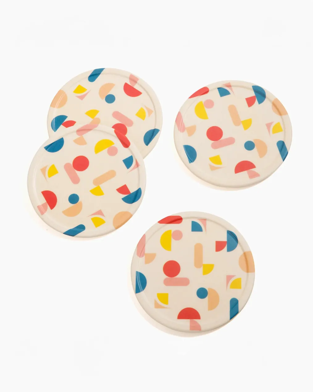 Bamboo Coaster Set - Chips