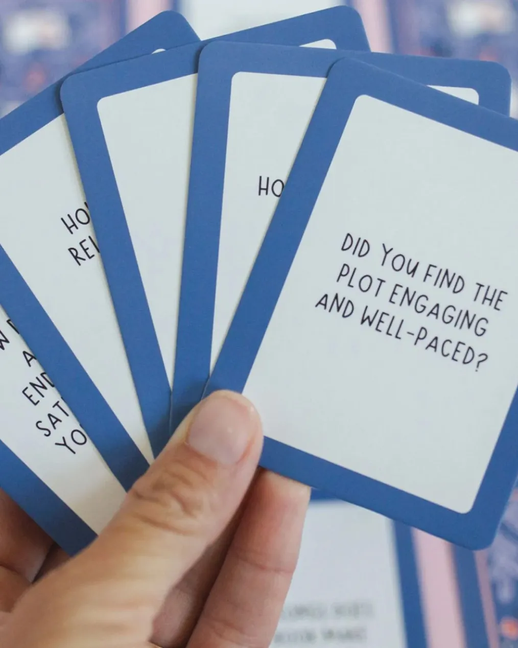 Book Club Reading Conversation Cards