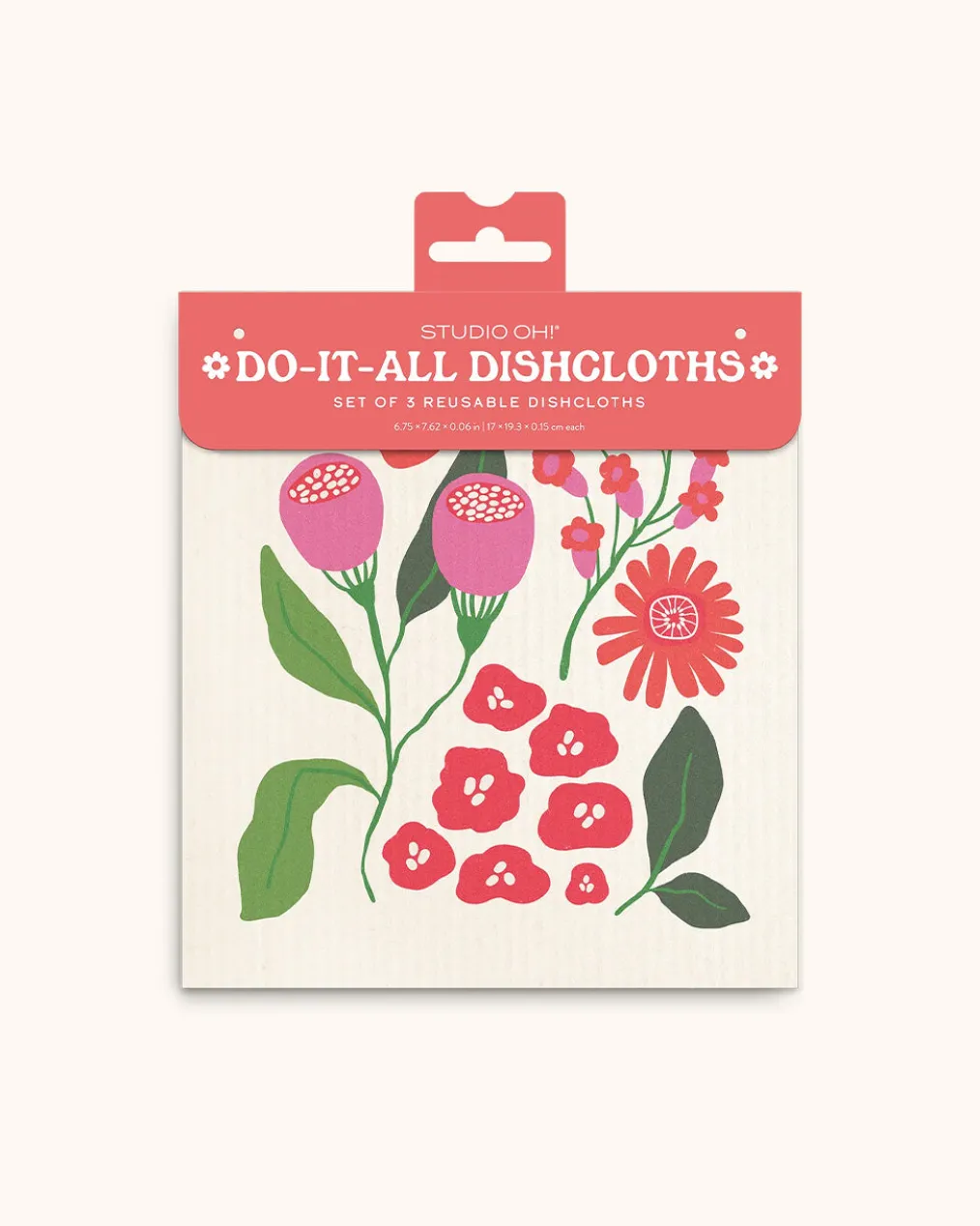 Botanical Bliss Do-It-All Dishcloths