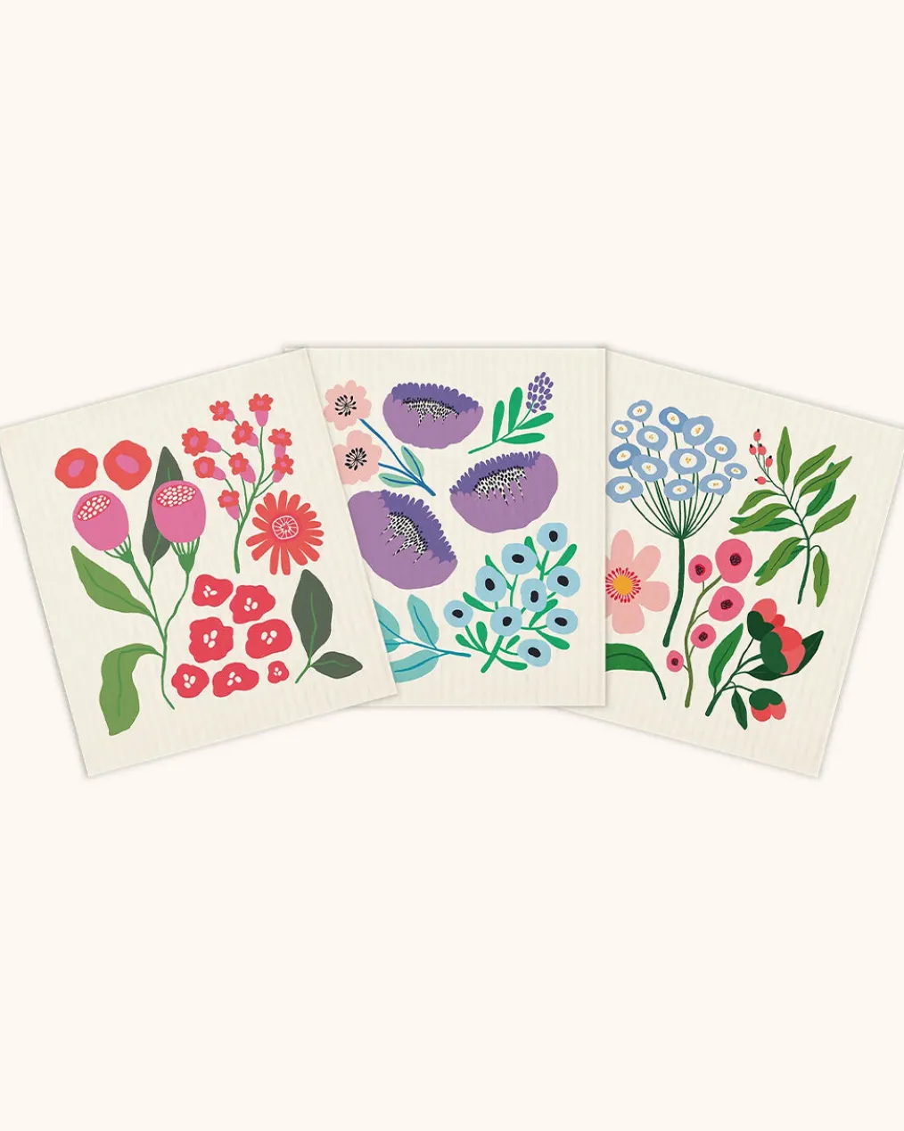 Botanical Bliss Do-It-All Dishcloths