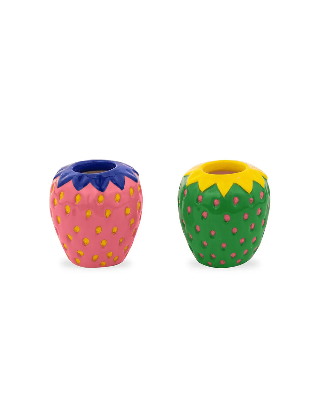 Candle Holder Set - Strawberries