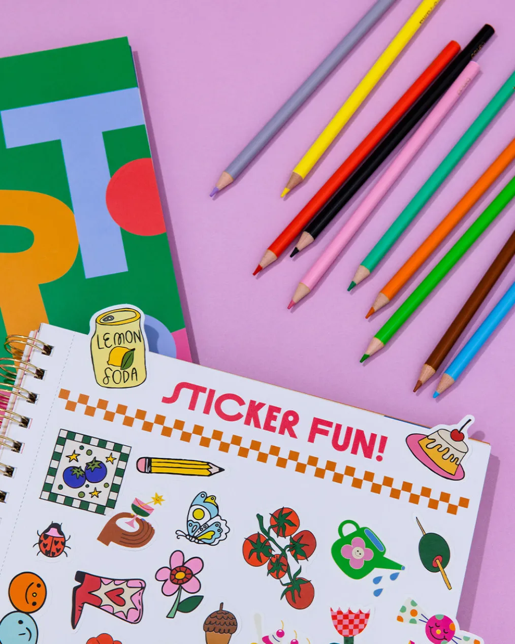 Color Outside the Lines Colored Pencils