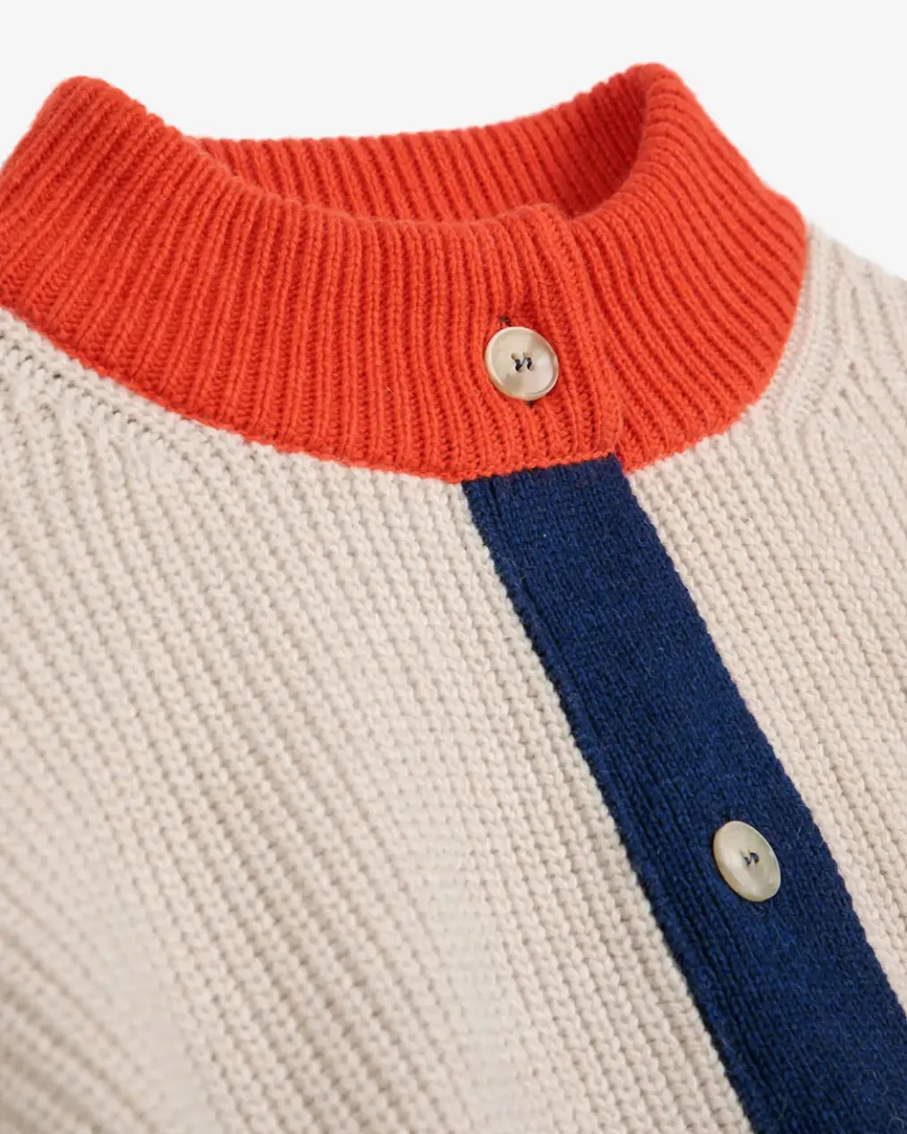 Colorblock Textured Cardigan