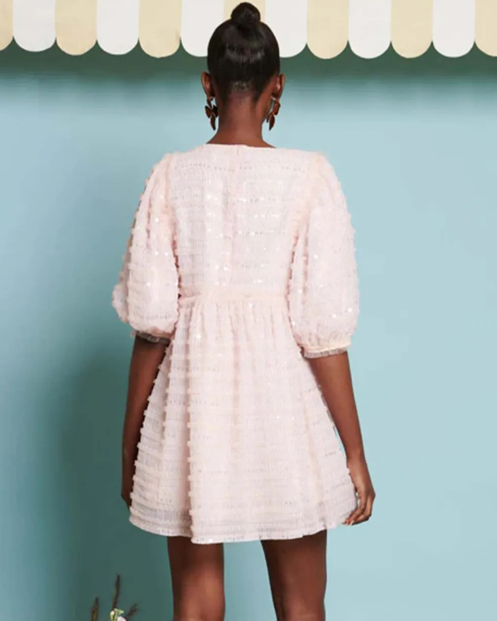 DREAM Rhubarb Sequin Mini Dress