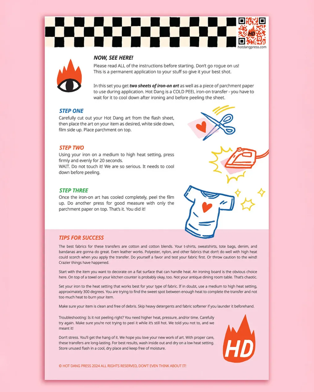 Flowers Always Iron-On Sheet Set