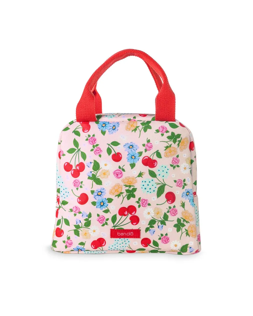 Flowers and Fruit Lunch Tote