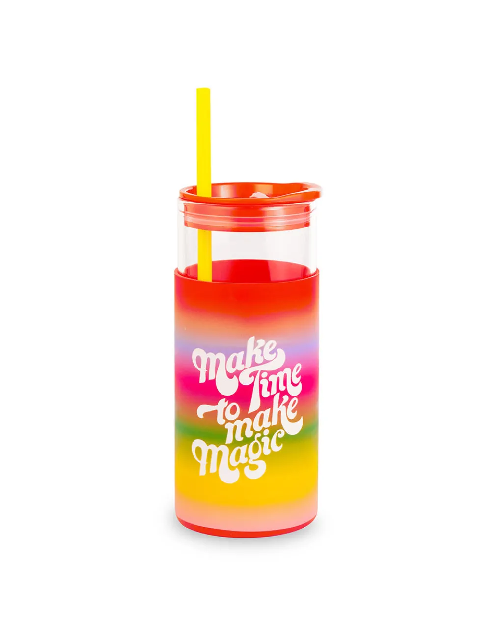 Glass Tumbler - Make Time to Make Magic