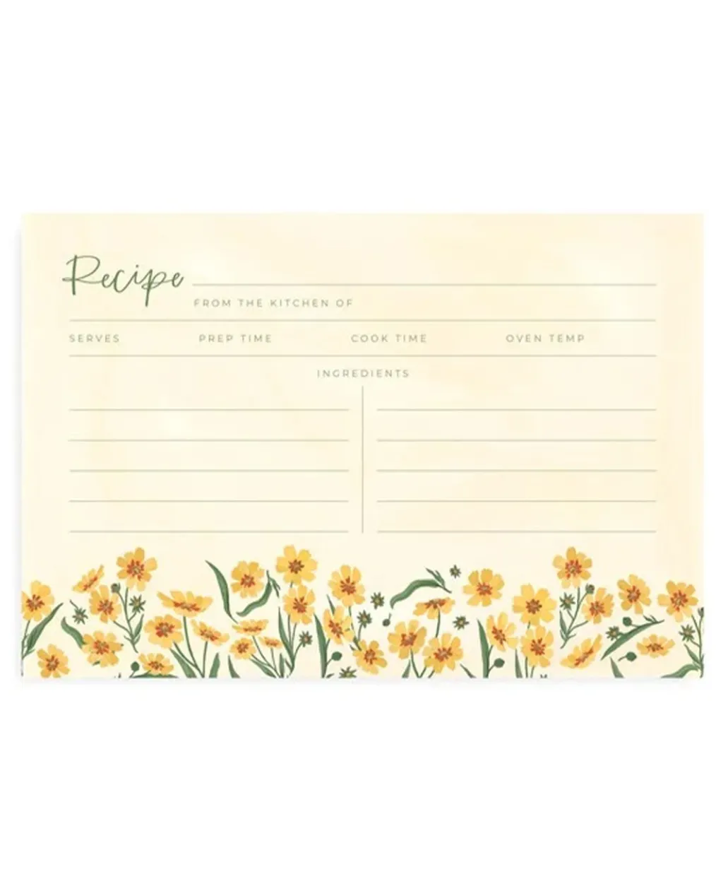 Goldenmane Tin Recipe Box