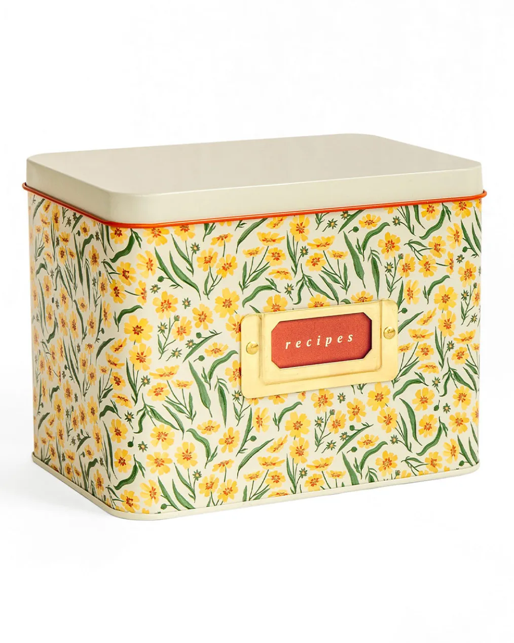 Goldenmane Tin Recipe Box