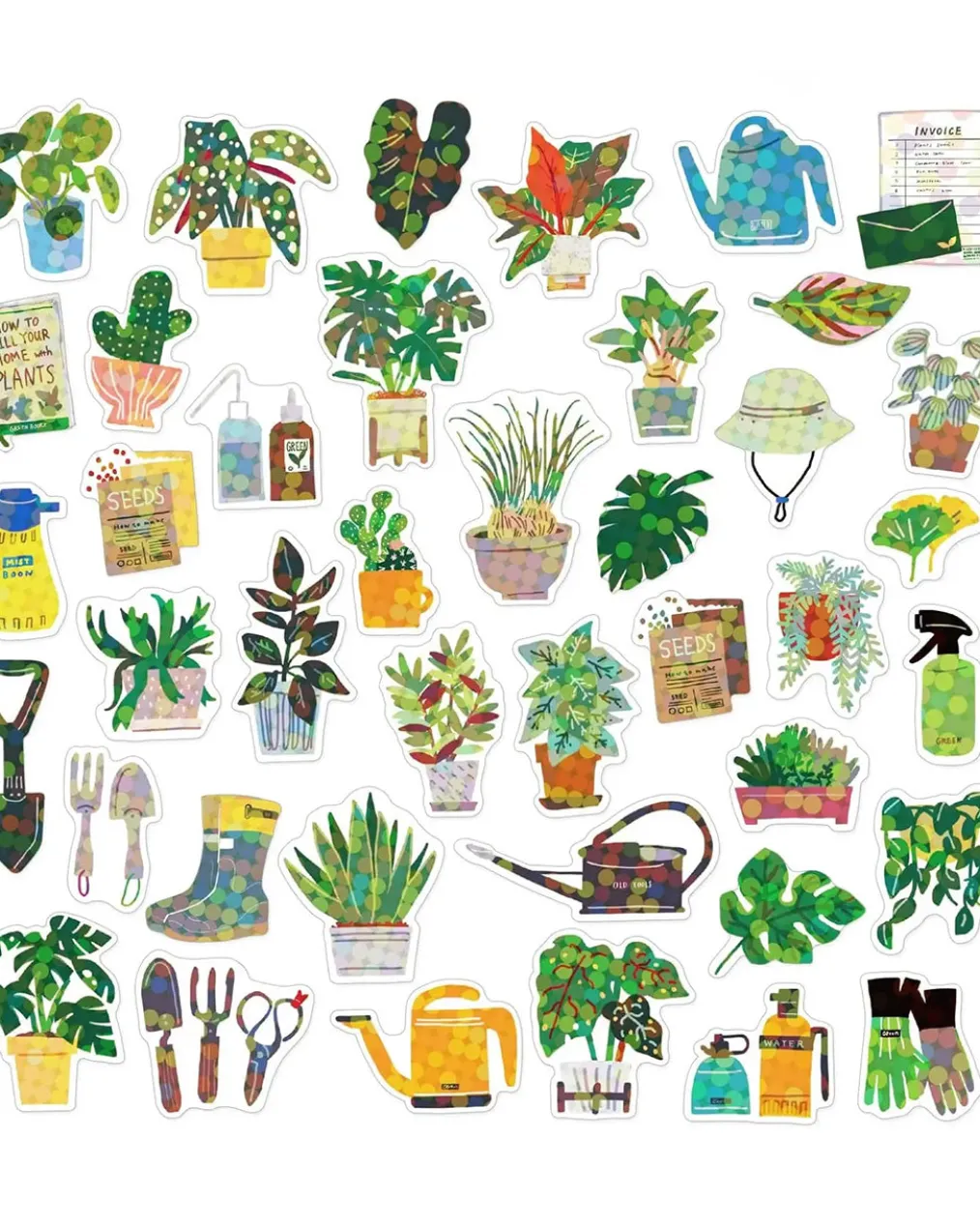 Hako Stickers - Green Plants