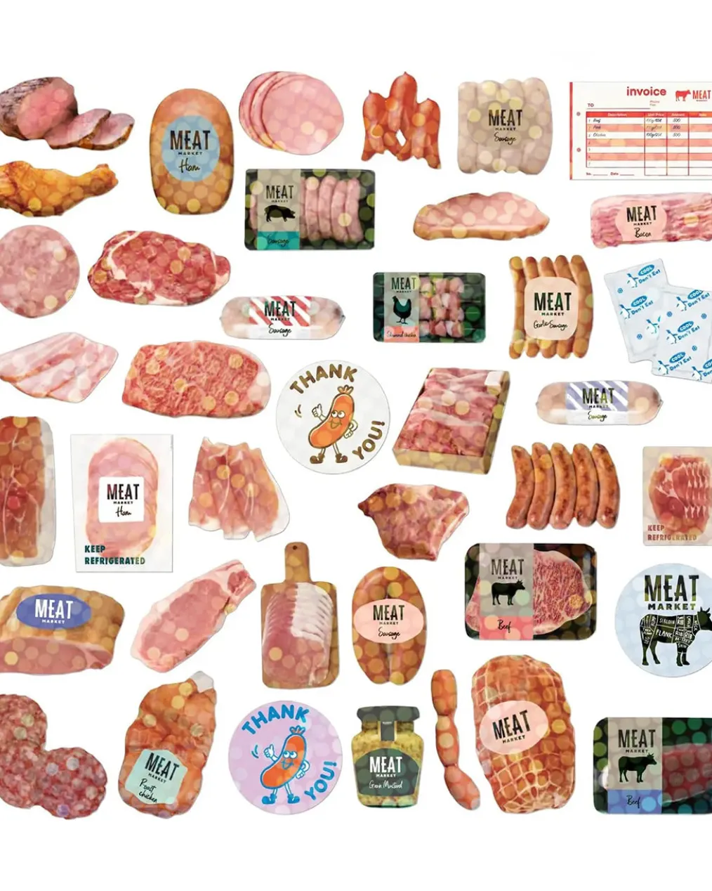 Hako Stickers - Meat