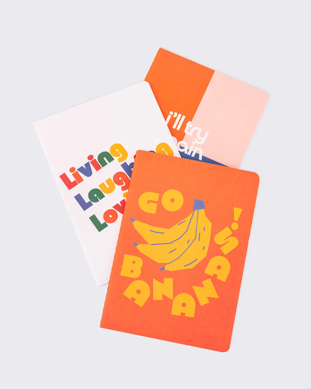 Hold That Thought Notebook Set - Bananas