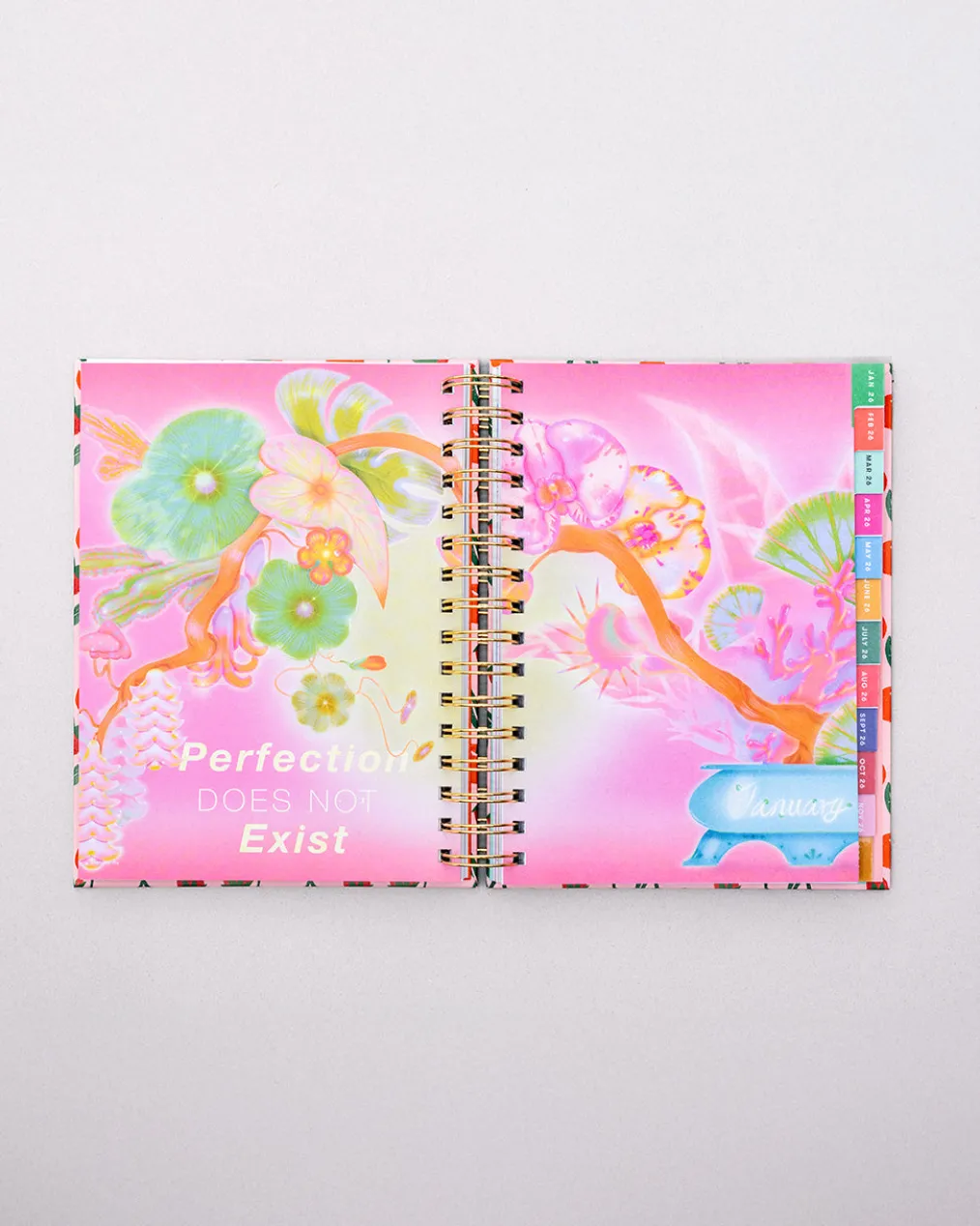 Medium 17-Month Academic Planner - Mid Century