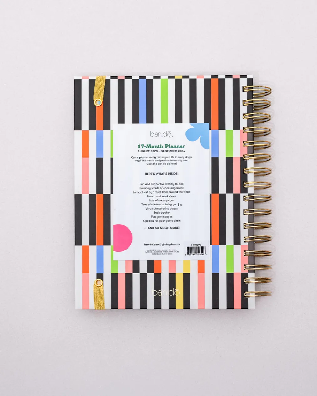 Medium 17-Month Academic Planner - Mid Century
