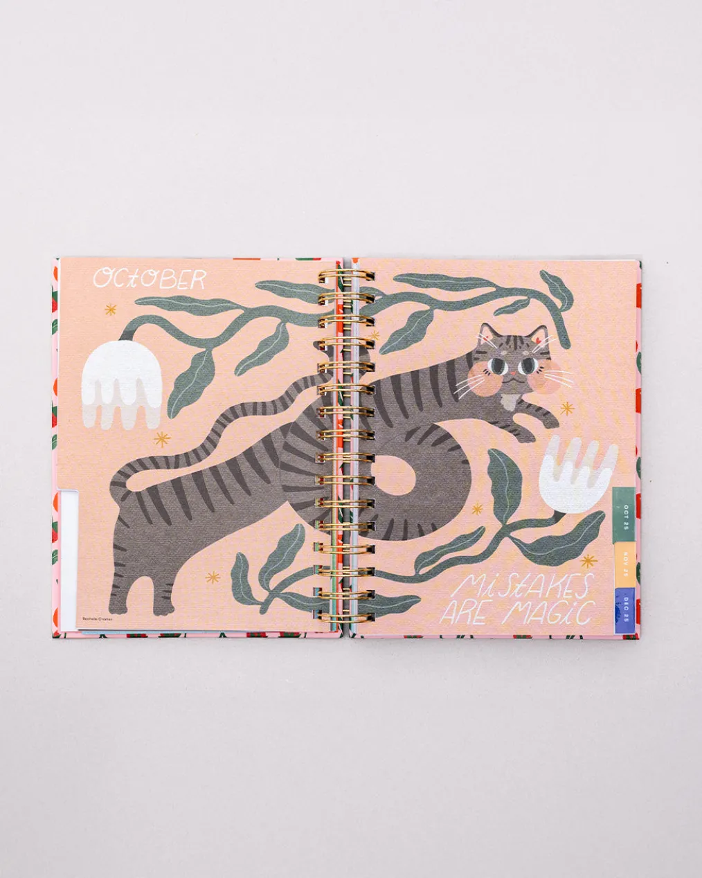 Medium 17-Month Academic Planner - Mid Century