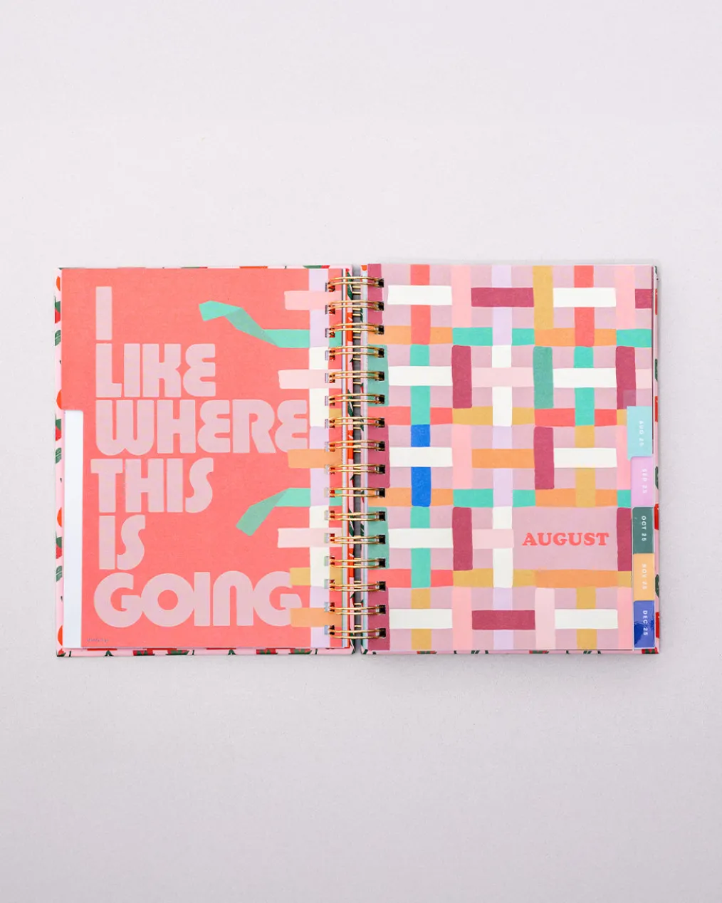 Medium 17-Month Academic Planner - Mid Century