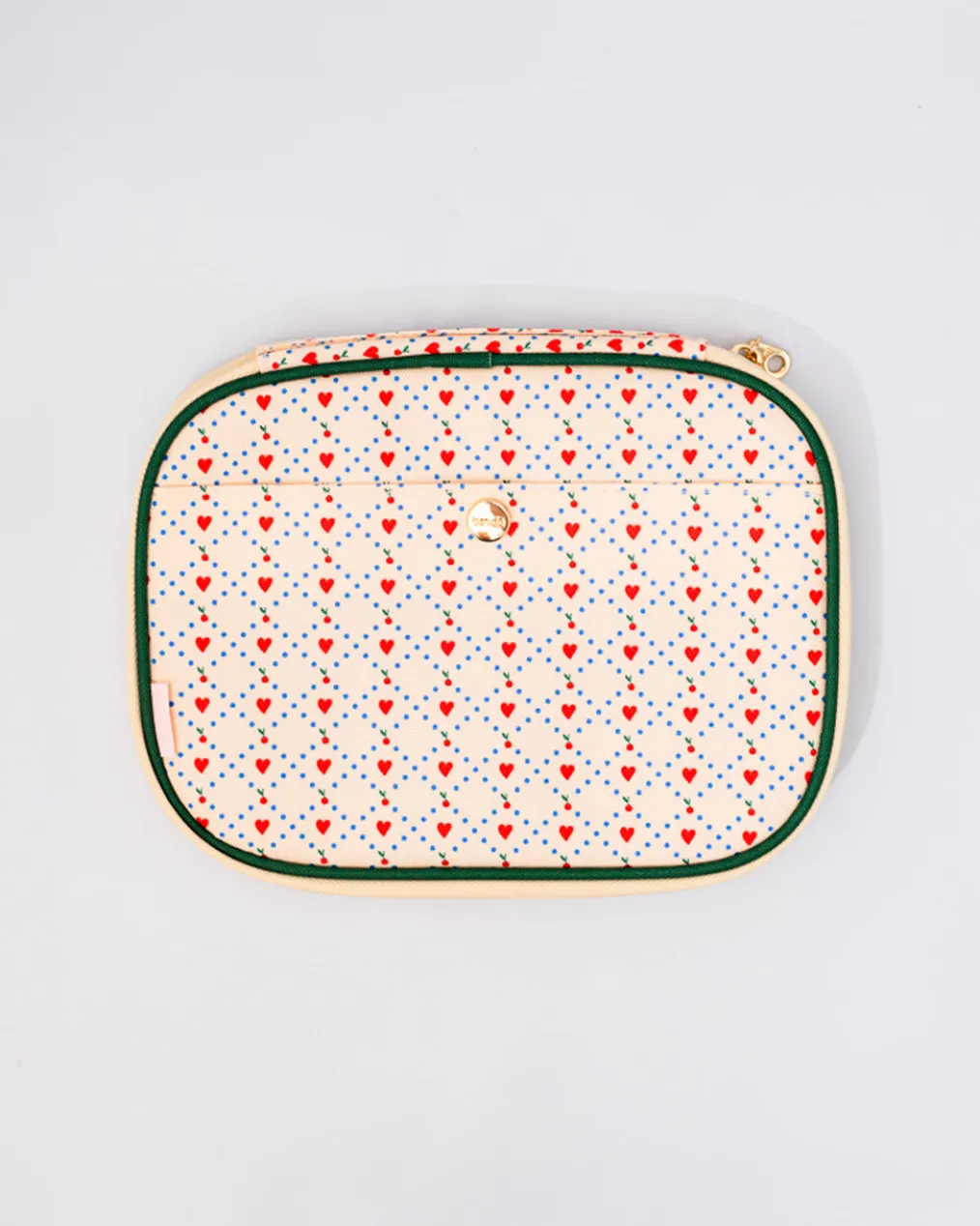 Mobile Tech Pouch - Cherry Hearts