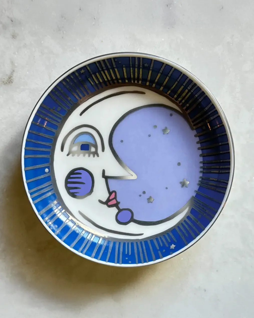 Moon Porcelain Trinket Dish