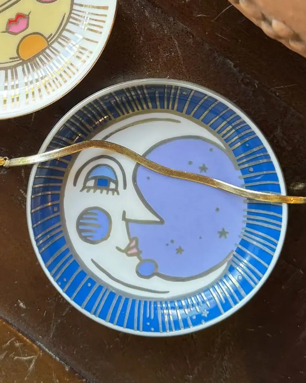 Moon Porcelain Trinket Dish