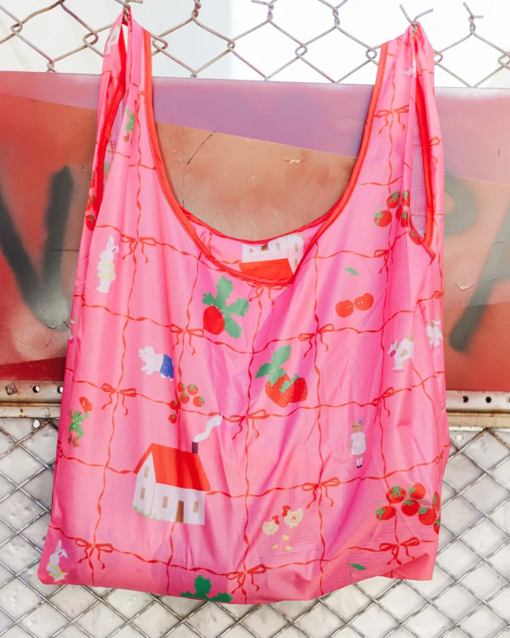 Nylon Tote - Cottage Core