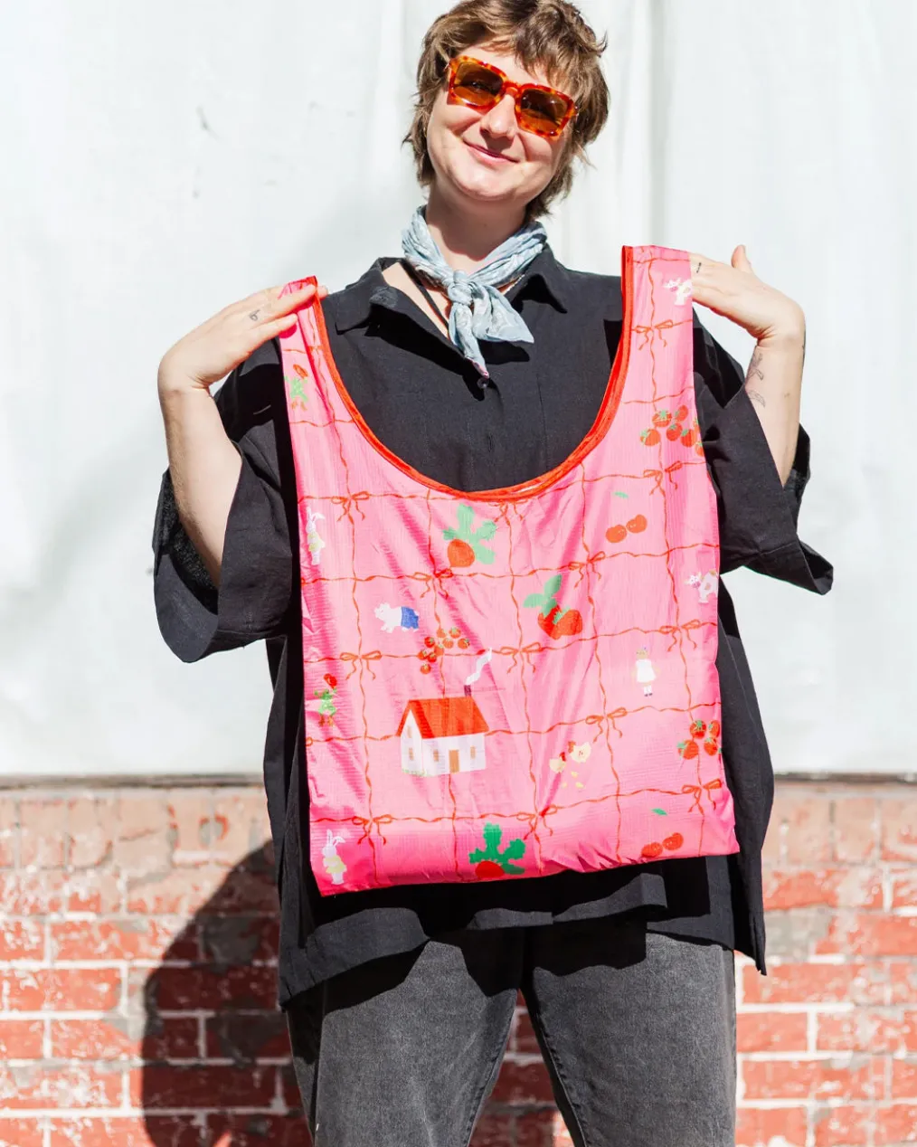 Nylon Tote - Cottage Core