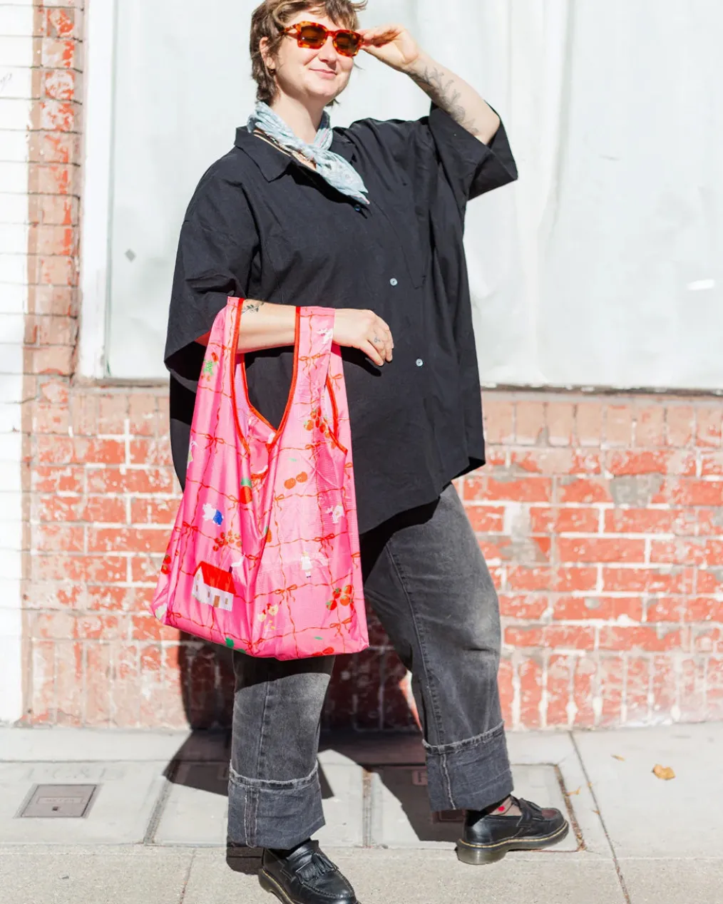 Nylon Tote - Cottage Core