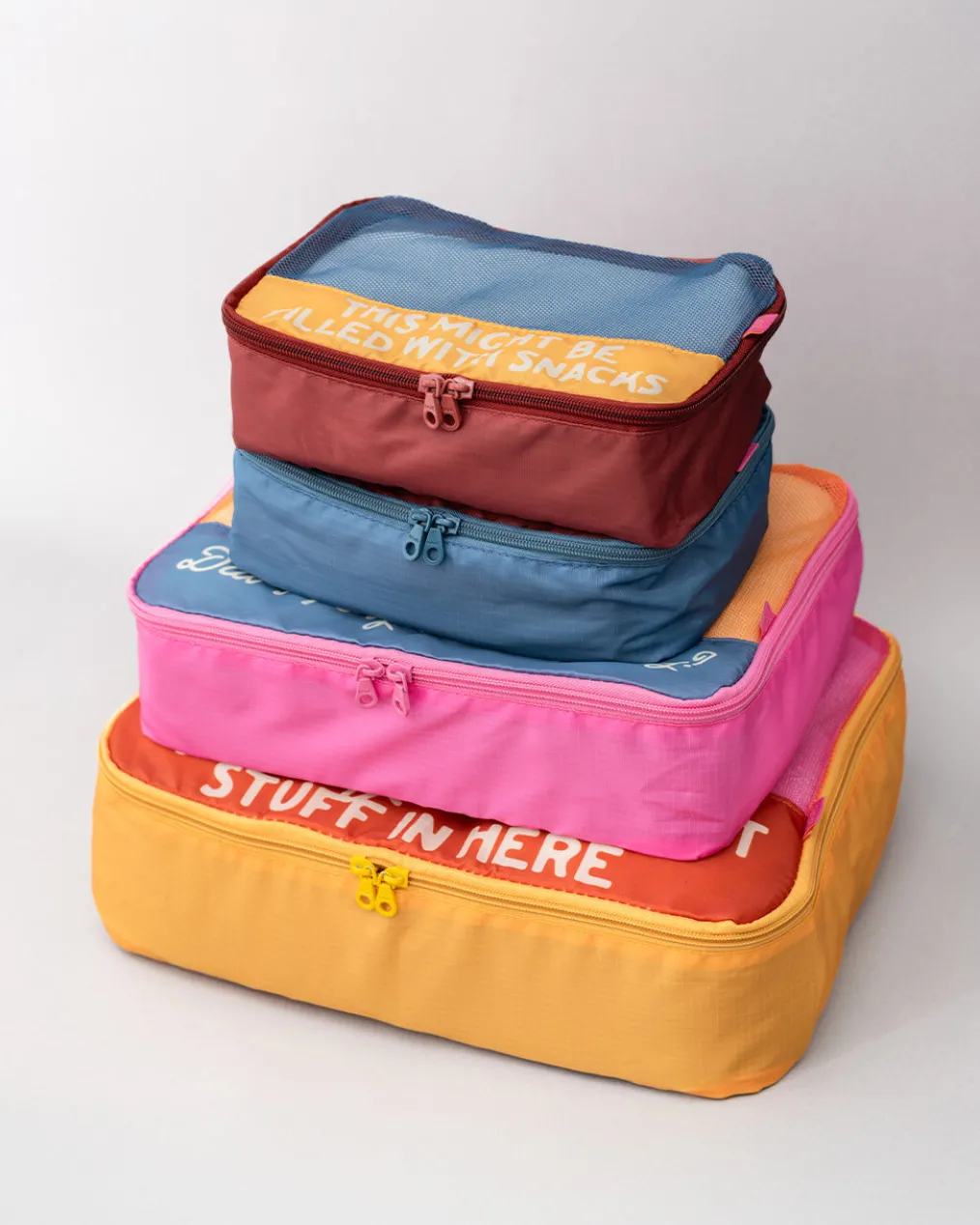 Packing Cube Set - Really Important Stuff