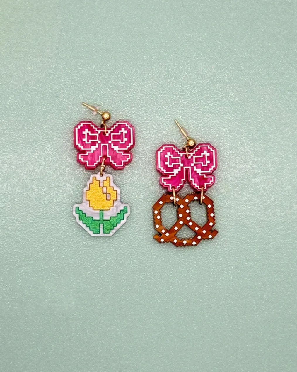 Pretzel + Tulip Earrings