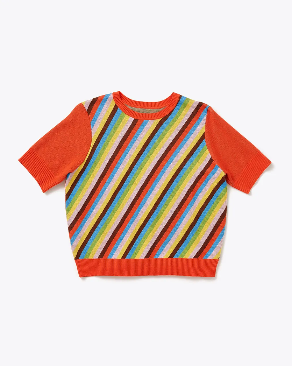 Rainbow Bright Short Sleeve Sweater