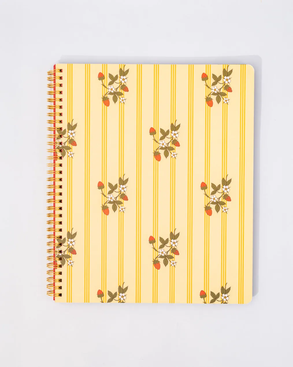Rough Draft Large Notebook - Floral Stripe