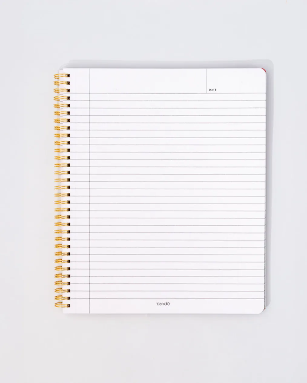 Rough Draft Large Notebook - Floral Stripe