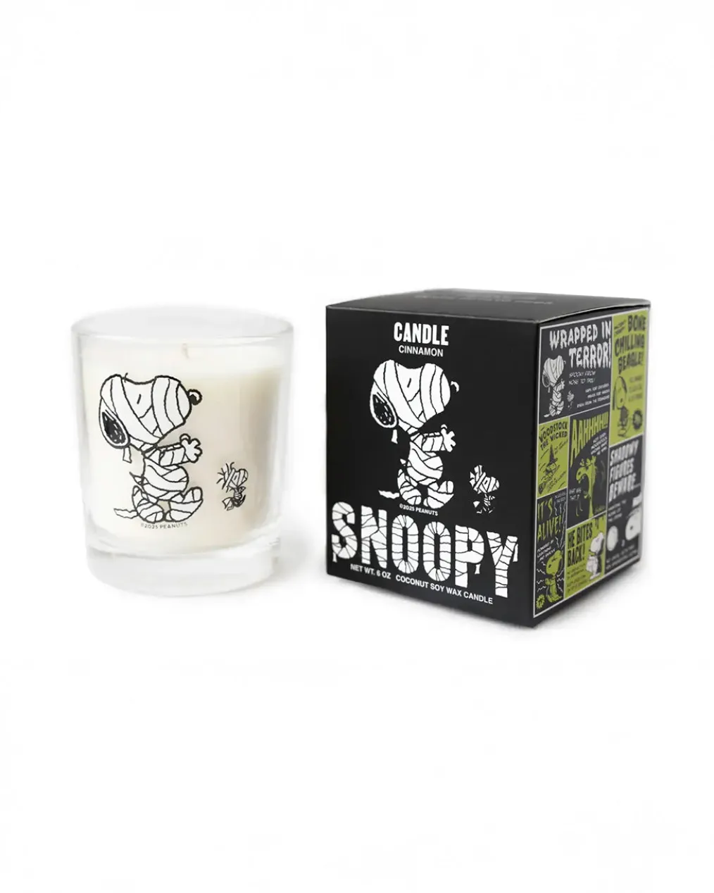 Snoopy Mummy Candle - Cinnamon