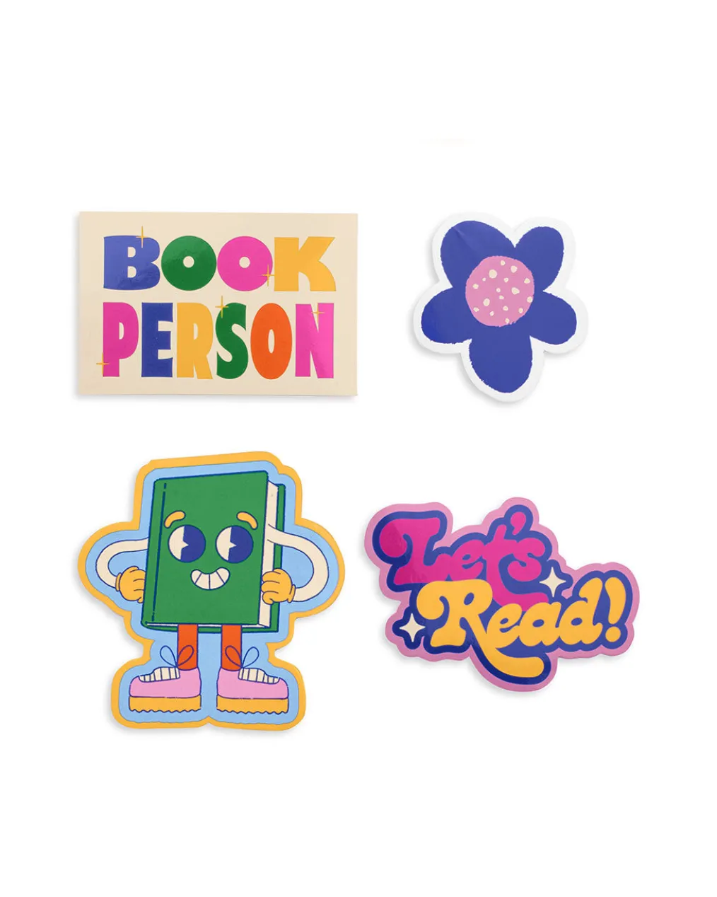 Stick with It! Big Vinyl Stickers Pack - Book Person