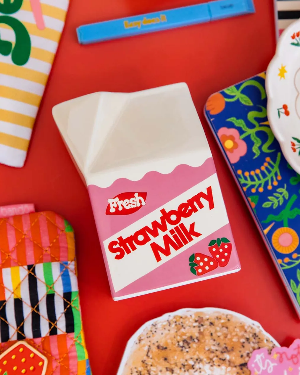 Strawberry Milk Vase