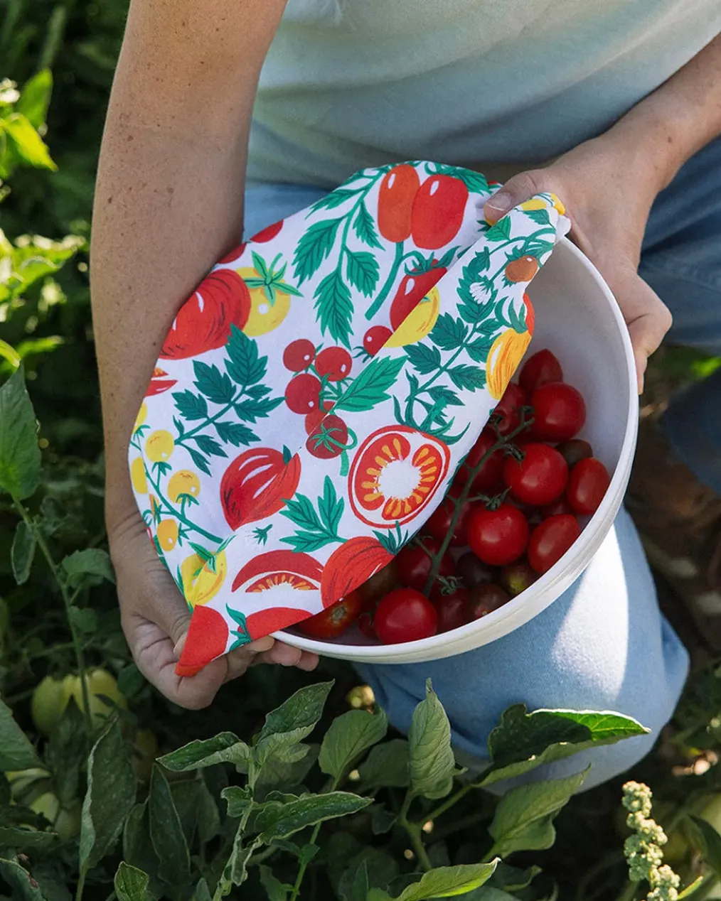 Tomato Vine Bowl Cover Set