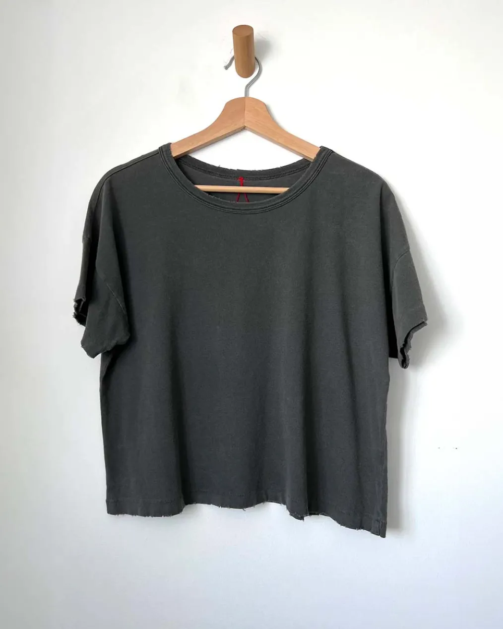 Vintage Fille Tee - Washed Black